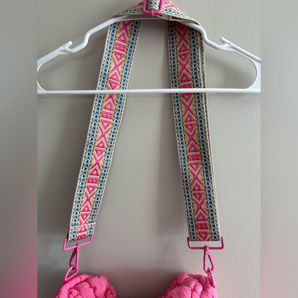 NWT Simply Southern Pink Quilted Shoulder Bag - Picture 2 of 8